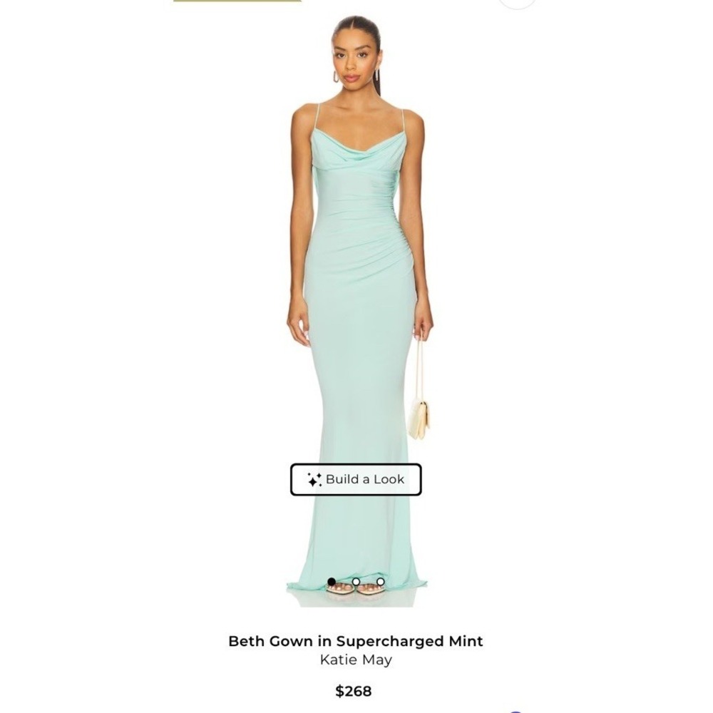$268 Katie May Beth Dress - Revolve - Mint Green - XS- Long- Sleeveless